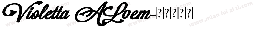 Violetta AL0em字体转换